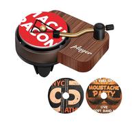 Tocadiscos - Clip de ventilación difusor de coche, difusor de aire retro del coche | Difusor de aire olor automático con clip de envoltura de silicona, revitalizante coche aromaterapia Clips de
