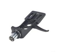 Tocadiscos compatible con técnicas con contactos de 4 pines, construcción ABS para una reproducción precisa de sonido (negro)