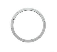 Tocadiscos de aleación de aluminio con rodamiento giratorio Lazy Susan Base para cocina y mesa de comedor, plataforma giratoria suave para servir, decoración de pasteles y organización (12 pulgadas)