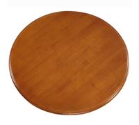Tocadiscos de madera rústica Lazy Susan, bandeja giratoria de 360° de estilo rústico con sistema de asistencia de rotación estable, diseño antivuelco para mesas de comedor y encimeras de cocina