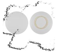 Tocadiscos de mármol de 36 pulgadas, bandeja giratoria suave de 360°, elegante diseño blanco, perfecto para cenas, entretenimiento y decoración del hogar.
