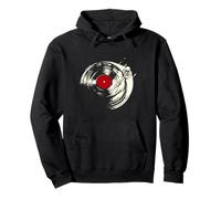 Tocadiscos de vinilo Niños Hombres Mujeres Vintage Sketch Dibujo Sudadera con Capucha
