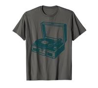 Tocadiscos de Vinilo Retro, diseño de Amantes de la Camiseta