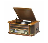 Denver MCR-50MK3 Microcadena con Tocadiscos/Casette/USB/MP3 5W Madera