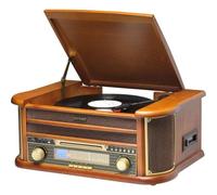 Tocadiscos Denver MCR-50MK3 5 W RMS AUX USB CD Cassette MP3 Madera