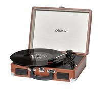 Denver VPL-120 Tocadiscos Portátil Marrón