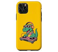 Tocadiscos DJ Dino Funny Music Lover Dinosaur Vibes Carcasa para iPhone 11 Pro