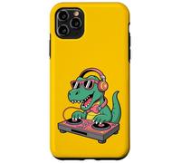Tocadiscos DJ Dino Funny Music Lover Dinosaur Vibes Carcasa para iPhone 11 Pro Max