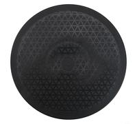 Tocadiscos giratorio de 360° con soporte de rodamiento de bolas, base giratoria resistente para cerámica, escultura, exhibición: 20 cm, 25 cm, 30 cm, 40 cm (negro) (30 cm)
