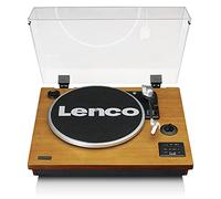 Tocadiscos Lenco LS-55 con Altavoces Integrados - Recepción Bluetooth - Codificación Directa de MP3 a Medios de Almacenamiento - 2 x 5 vatios RMS - Entrada USB - AUX - Marrón