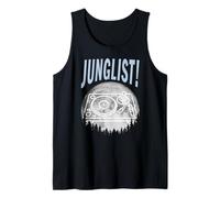 Tocadiscos Luna Tambor Y Bajo DJ Jungle Music EDM Junglist Camiseta sin Mangas