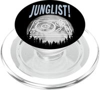 Tocadiscos Luna Tambor Y Bajo DJ Jungle Music EDM Junglist PopSockets PopGrip para MagSafe