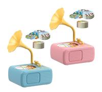 Tocadiscos Para Niños - Máquina De Educación Temprana | Reproductor De Cuentos, Audio Para Niños Antes De Dormir, Dispositivo De Música Nostálgico | Herramienta Educativa Interactiva De Narración De C