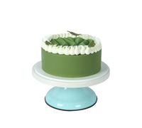 Tocadiscos para pasteles - Soporte giratorio para tartas, base de presentación de Abs Serving | Plataformas giratorias de revestimiento para hornear, 10 pulgadas - Suministros de decoración para