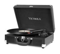 Tocadiscos portátil con bluetooth y altavoces victrola journey tres velocidades de reproducción 33 1/3, 45 y 78 rpm
