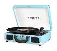 Tocadiscos portátil con bluetooth y altavoces victrola journey tres velocidades de reproducción 33 1/3, 45 y 78 rpm