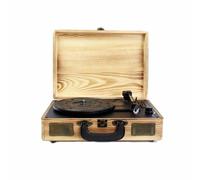 Tocadiscos Prixton VC400 2 x 3 W Bluetooth USB Tracción directa FM microSD madera