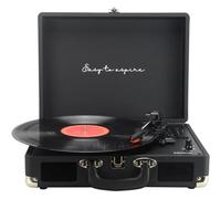 Tocadiscos Prixton VC400 6 W Bluetooth USB MicroSD FM Negro