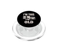 Tocadiscos Retro de los años 80 y 90 Boombox de Casete I'm This Old PopSockets PopGrip para MagSafe