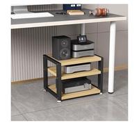 Tocadiscos Soporte para Discos, Soporte para Reproductor de Discos de 3/4 Niveles, pequeño Soporte para Altavoces, gabinete para componentes Multimedia estéreo, Cine en casa, reproduc