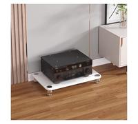 Tocadiscos Soporte para Discos, Soporte para Reproductor, Estante de Video Resistente de 1, 2, 3 y 4 Niveles, gabinete para componentes de Receptor estéreo, Soporte para Medios, unida