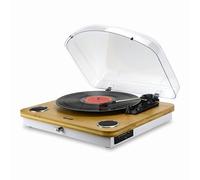 Tocadiscos Vinilo Bluetooth con Altavoces 40W 33/45/78 RPM USB Encoder RCA Bluetooth In/out Autostop Giradiscos con Altavoces Integrados Energy Sistem RetroSpin