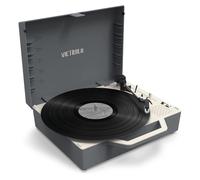 Tocadiscos vintage con un toque moderno victrola re-spin tres velocidades de reproducción: 33 1/3, 45 y 78 rpm