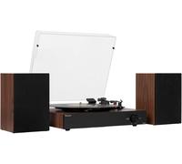 Tocadiscos Vintage Madera Bluetooth 33/45/78 RPM y Altavoces (RP335W) - AUDIZIO