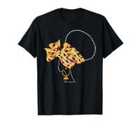Tocado afro para mujer africana Camiseta