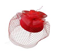 Tocado con clip de malla para mujer, fácil de usar, a la moda, elegante horquilla para celebración, cómodo tocado