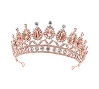Tocado de boda de la corona nupcial diario diétrano tiaras decoración vintage castaño para mujeres tocador de diez diillos ringelesas tiara novio tiara tiara