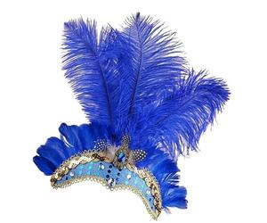 Tocado De Corista - Tocado De Plumas Para Mujer Tocaado De Carnaval, Tocados De Plumas | Accesorios Sh́owgirl Para Disfraz De,