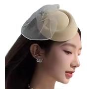 Tocado de flores de tul con pinza para el pelo, accesorio de estilo, derby para fiestas de té, trabajo y excursiones, sesiones de fotos, clip de flores