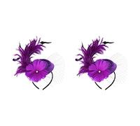 Tocado de flores, pasador for el cabello, accesorio for el cabello, 2 piezas de sombrero, tocado decorativo, tocado de flores for mujer, tocado, diadema, tocado, lazo de novia
