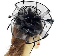 Tocado de flores y encaje de los años 20 para niñas, horquillas para el pelo de Halloween, para adolescentes y adultos, banquetes, bodas