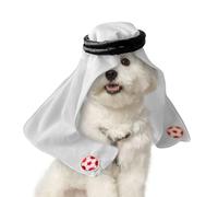 Tocado de Papel Principal - Diadema para el Desierto, Falcon Wrap, Bufanda para Cachorro, Disfraz de Mascota para de Marruecos para Festival palestino.
