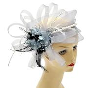 Tocado de perlas para el pelo con flores para fiestas y actuaciones escénicas, se adapta a todos los tamaños, añade un toque de capricho