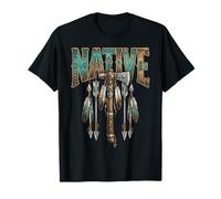 Tocado de Plumas de Indios nativos Americanos de la Tribu India Camiseta