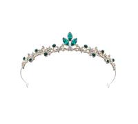 Tocado de princesa de cristal y diamantes de imitación, tiaras de aleación para mujeres y niñas, corona de princesa de cristal para niñas y niñas, talla única, como se describe