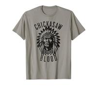 Tocado de Sangre Chickasaw Nación India nativa Americana Camiseta