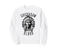 Tocado de Sangre Chickasaw Nación India nativa Americana Sudadera