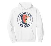 Tocado de Sangre Choctaw Orgullosa Tribu nativa Americana Sudadera con Capucha