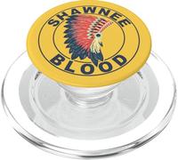 Tocado de Sangre de Shawnee, raíces Indias orgullosas de los nativos Americanos PopSockets PopGrip para MagSafe