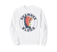 Tocado de Sangre de Shawnee, raíces Indias orgullosas de los nativos Americanos Sudadera