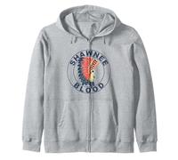 Tocado de Sangre de Shawnee, raíces Indias orgullosas de los nativos Americanos Sudadera con Capucha