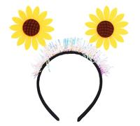 Tocado floral de tela elástica para disfraces de baile y diadema de ejecución teatral