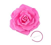 Tocado grande con flores delicadas de gran tamaño para niñas, accesorios para el cabello delicados de los años 20