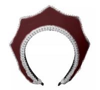 Tocado medieval renacentista de la reina Tudor para mujer, diadema de Ana Bolena, corona real isabelina, victoriana, corona real, tiara