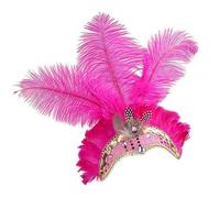 Tocado para mujer de Showgirl - Tocado para el pelo de Showgirl - Tocado retro hecho a mano | Para, festivales, carnaval, reuniones, bodas, bailes de máscaras, cócteles y