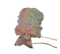 Tocado punk ajustable fruncido de encaje y lazo para mujer, accesorio para el pelo para fiestas y actuaciones